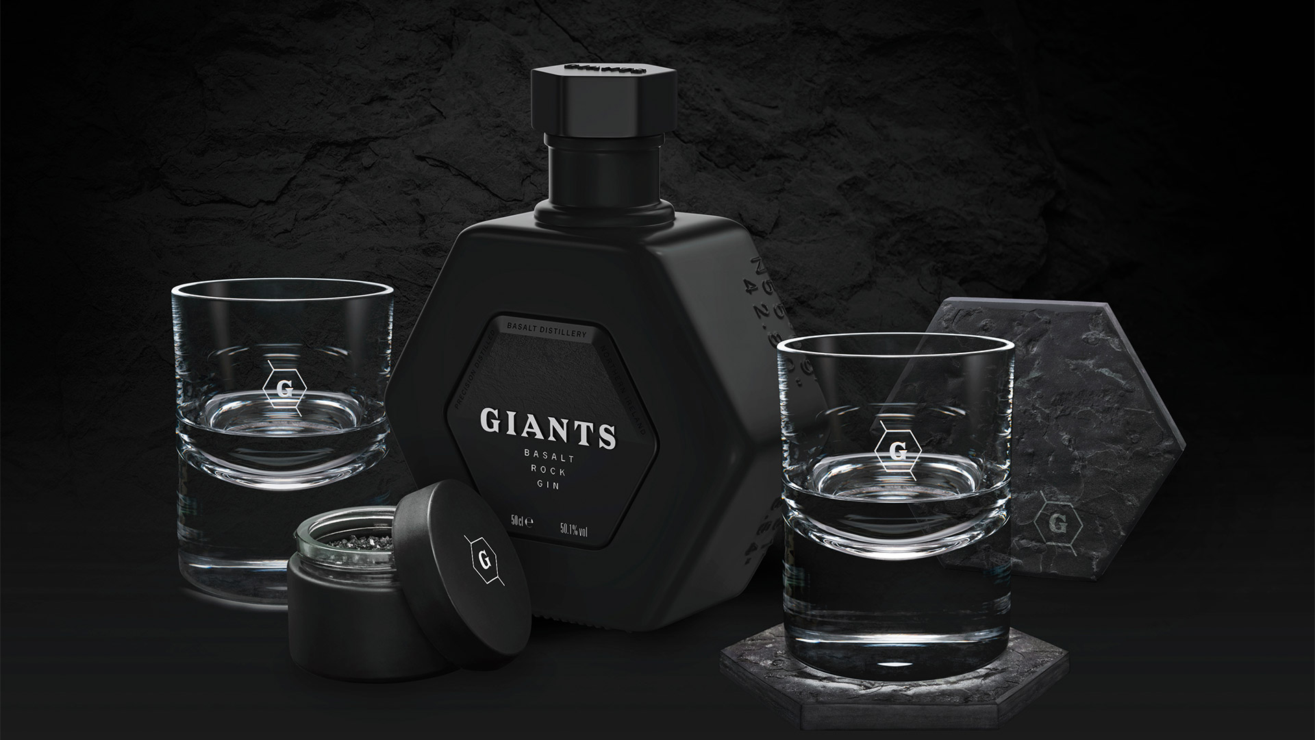 Giants Basalt Rock Gin Gift Set Products